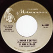 CLAIRE LEPAGE / L'amour S'envole / Demain
